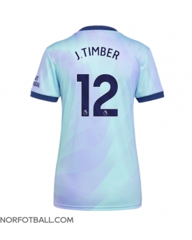 Billige Fotballdrakt Arsenal Jurrien Timber #12 Replika Tredjedrakt Dame 2024-25 Kortermet